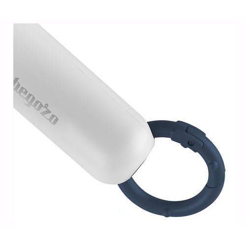 Ventilador de mano ORBEGOZO HF2200, color blanco y azul marino, 3 velocidades, conexión usb-c