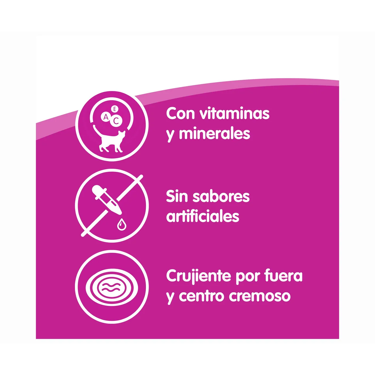 Snacks temptations pollo 60 gr.