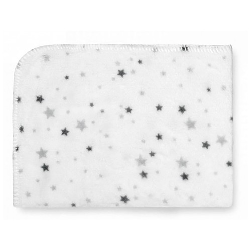 Set de peluche de conejo y mantas de estrellas, color gris, INTERBABY.