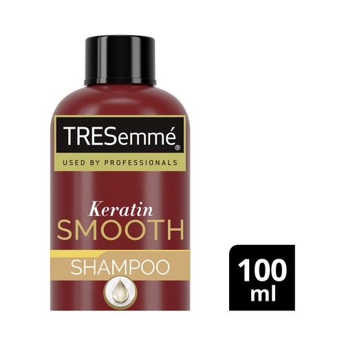 TRESEMMÉ Champú con Keratina hidrolizada, para cabello encrespado o dañado 100 ml.