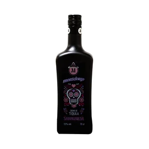 MONTELONGO Crema de tequila con sabor a fresa botella 70 cl.