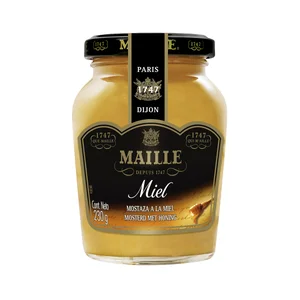 MAILLE Mostaza a la miel frasco de 230 g.