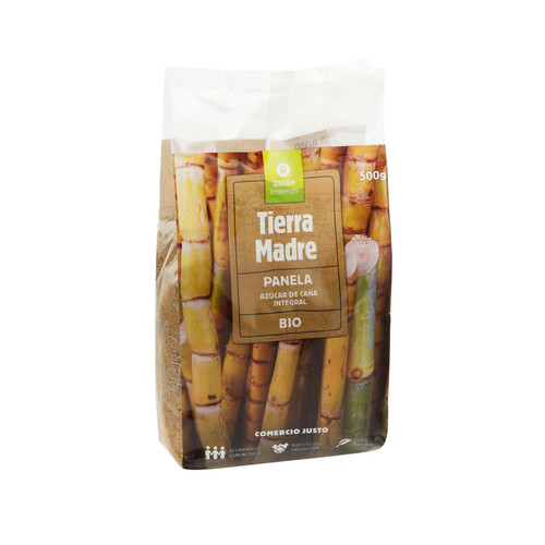 Panela de grano fino ecológico INTERMÓN OXFAM TIERRA MADRE 500 g.