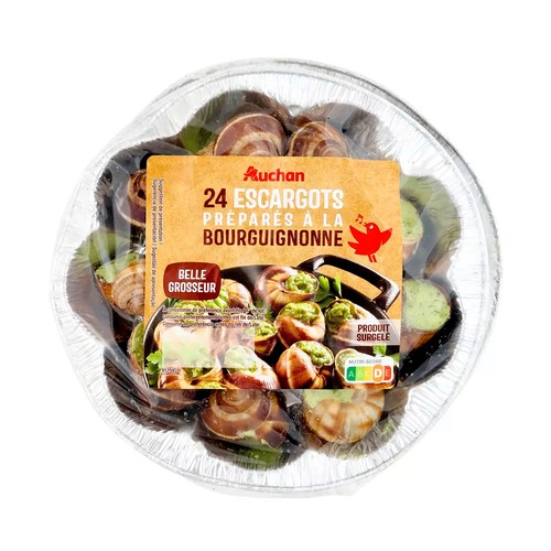 AUCHAN Caracoles grandes a la bourguignonne 24 uds 178 g Productos Alcampo.