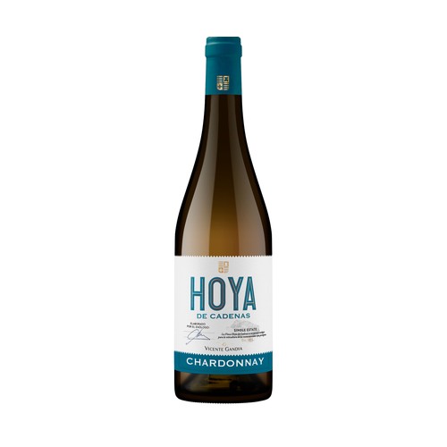 HOYA DE CADENAS Vino blanco chardonnay con D.O.P. Utiel-Requena botella 75 cl.