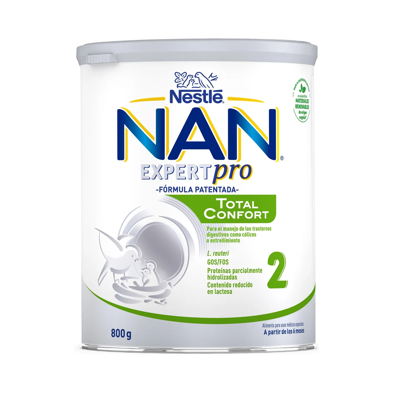 Expert pro total confort 2 Leche en polvo de continuación, a partir de 6 meses 800 g.