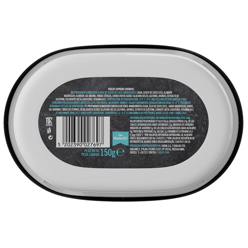 VIOLIFE Preparado alimenticio a base de aceite de coco extra cremoso 150 g.