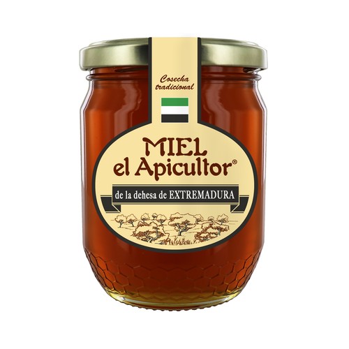 EL APICULTOR Miel multifloral Dehesa de Extremadura 375 g.