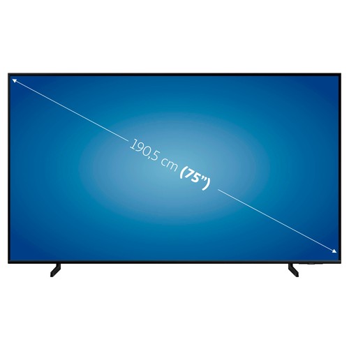 Televisión 190,5 cm (75") QLED SAMSUNG ﻿QE75Q64BAUXXC 4K, HDR 10+, SMART TV, WIFI, BLUETOOTH, TDT T2, USB reproductor y grabador, 3HDMI, 3100HZ.