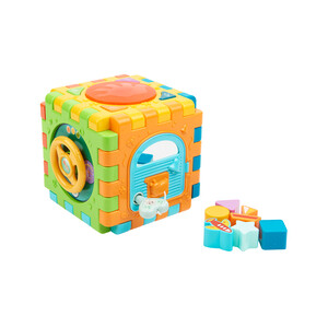 Imagen de Cubo de actividades con luces y sonido, +12 meses, ONE TWO FUN.
