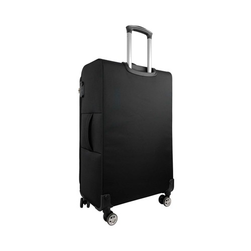 Maleta mediana soft de 65 cm color negro y 8 ruedas, AIRPORT ALCAMPO.