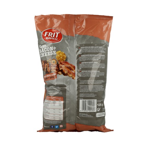 FRIT RAVICH Patatas fritas sabor bacon y queso 125 g.