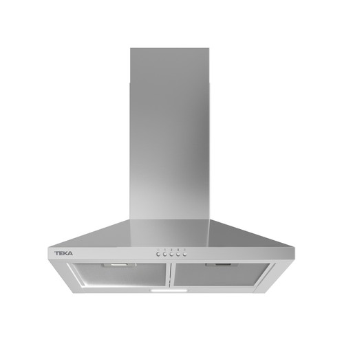 Campana extractora decorativa TEKA DBB 64140 KOS IX INOX, hasta 410m3h, 3 velocidades. A: 59,8 cm