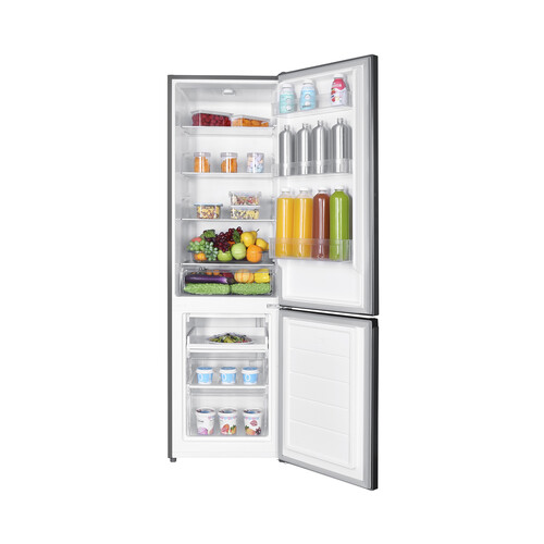 Frigorífico combi WINIA WRDBH262NPT Cíclico, clasificación energética: F, H: 180cm, A: 55cm, F: 56cm, capacidad total: 262L.