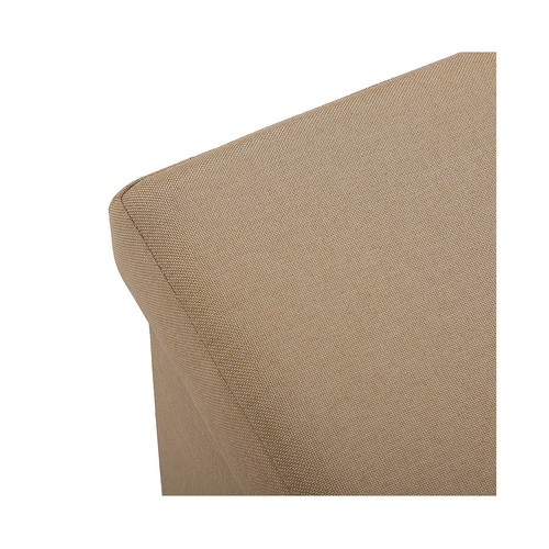 Baúl alargado desmontable, color beige, VERSA HOME.