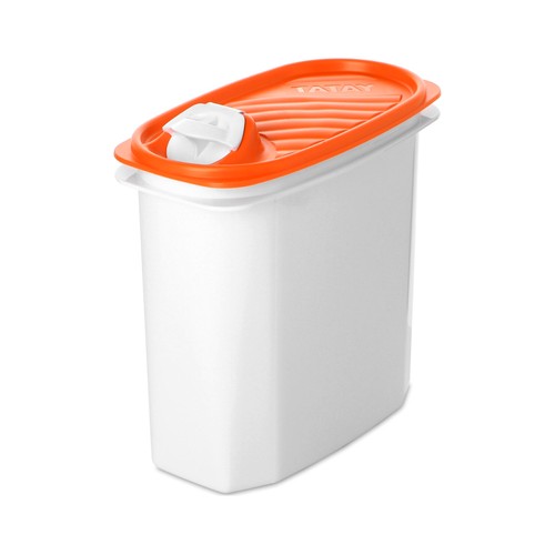 Recipiente de plástico porta gazpacho, 19.5x18,5x10 centímetros, 2 litros de capacidad TATAY.
