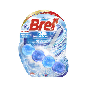 BREF Pastillas Océano Artico Todo en 1 BREF GEL BRILLANTE 42 g.