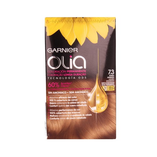 GARNIER Olia Tinte de pelo color rubio dorado , tono 7.3.
