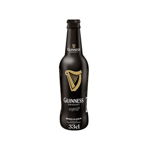 GUINNESS DRAUGHT Cerveza negra botella 33 cl.
