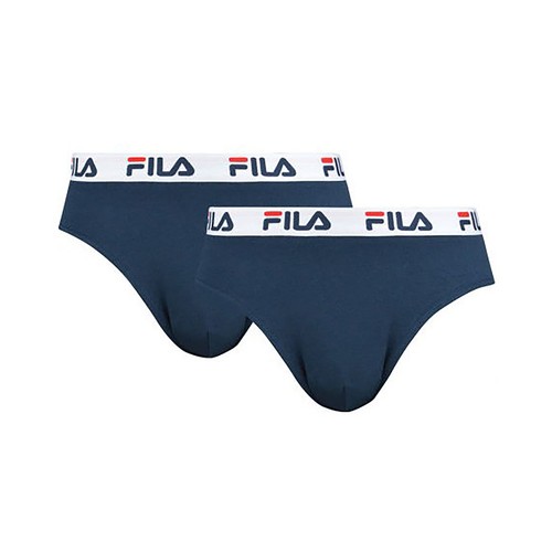 Pack 2 slip FILA, color navy, talla M