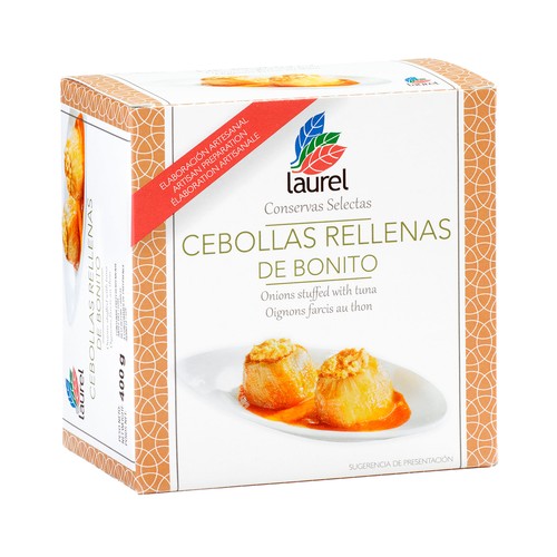 LAUREL Cebollas rellenas de bonito 400 g.