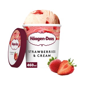Imagen de HÄAGEN-DAZS Tarrina de helado de fresa con trocitos de fresa 460 ml.