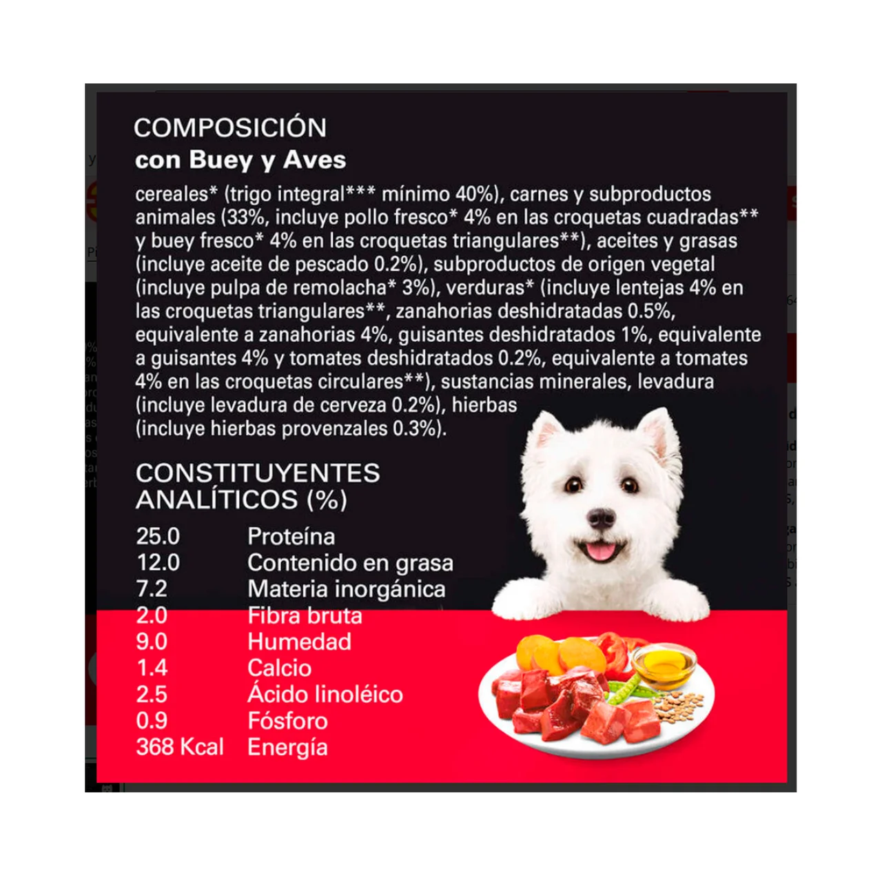 CESAR Alimento seco ternera y aves 1.4kg