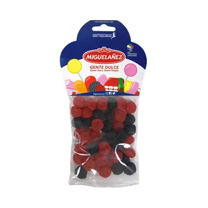 MIGUELAÑEZ Caramelos de goma con forma de mora negra y roja 150 g.