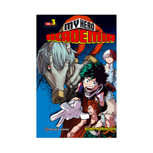 Imagen de My hero academia nº 3, KOHEI HORIKOSHI. Género: cómic. Editorial Planeta.