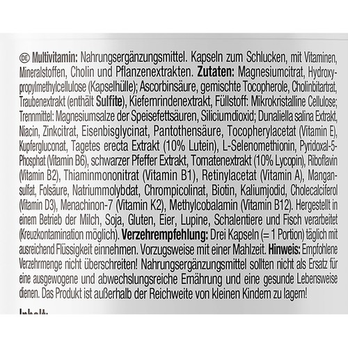 WEIDER Complete Multivitamínico 90 uds