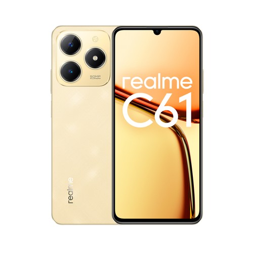 REALME C61 Gold, 6GB+256GB,  móvil 17,11cm (6,74").