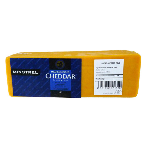 Queso Cheddar rojo MINSTREL
