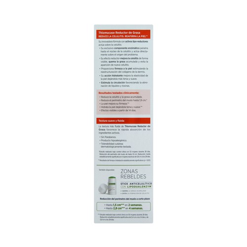 THIOMUCASE Kit anticelulítico con activos reductores THIOMUCASE 300 ml.