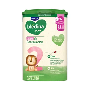 BLÉDINA de Danone Leche (2) de continuación a partir de los 6 meses 800 g