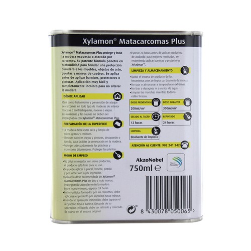 XYLADECOR Tratamiento especial anti carcoma 750ml.