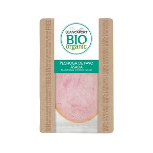 Blancafort Pechuga de Pavo Asada Ecológica en Lonchas Ecológica Blancafort BIO Organic 80 G.