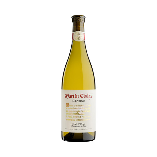 MARTÍN CÓDAX  Vino  blanco albariño con D.O. Rías Baixas botella de 75 cl.