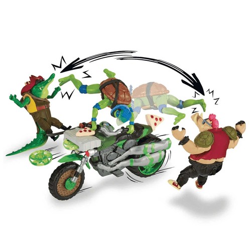Vehículo con figura TMNT Movie, modelos surtidos coleccionables. TMNT