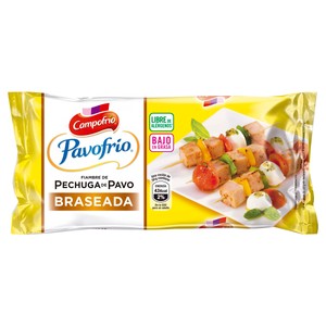 Imagen de CAMPOFRÍO Fiambre de pechuga de pavo braseada 340g