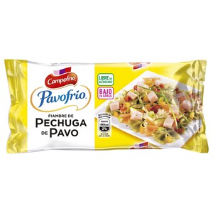 Imagen de CAMPOFRÍO Pavofrío Fiambre de pechuga de pavo 340 g.