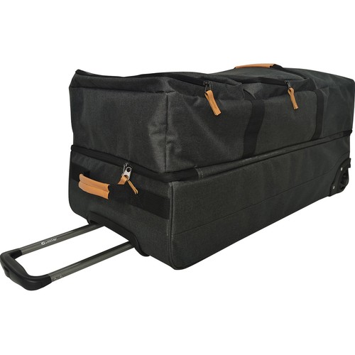 Trolley con doble compartimento gris 75 cm, Globe Trotters AIRPORT ALCAMPO.