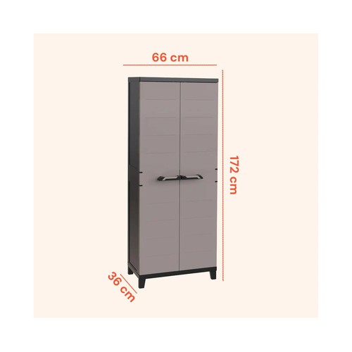 Armario con baldas 172x66x40cm. TOOMAX