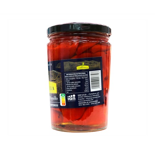 CARRETILLA Pimientos del piquillo enteros.