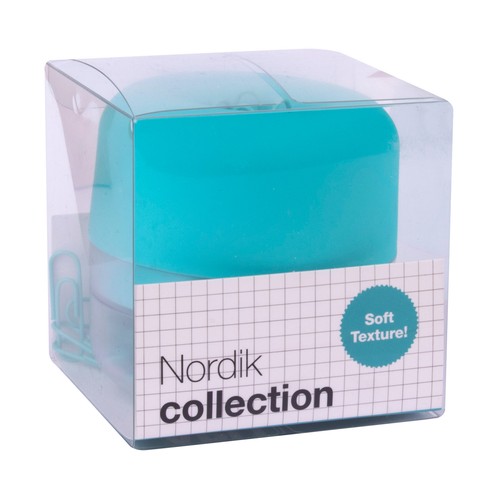 Dispenser de clips color azul. NORDIK APLI