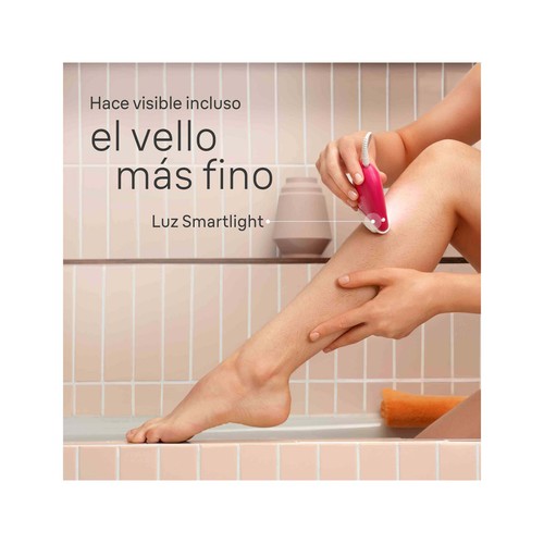 Depiladora eléctrica con cable BRAUN Silk-épil 3-000, 2 velocidades, sistema 20 pinzas, puntas SoftLift.