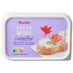 AUCHAN Queso de untar natural 200 g. Producto Alcampo