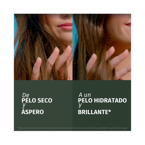 HERBAL ESSENCES Champú fortificante con aloe vera, para cabellos muy secos 350 ml.