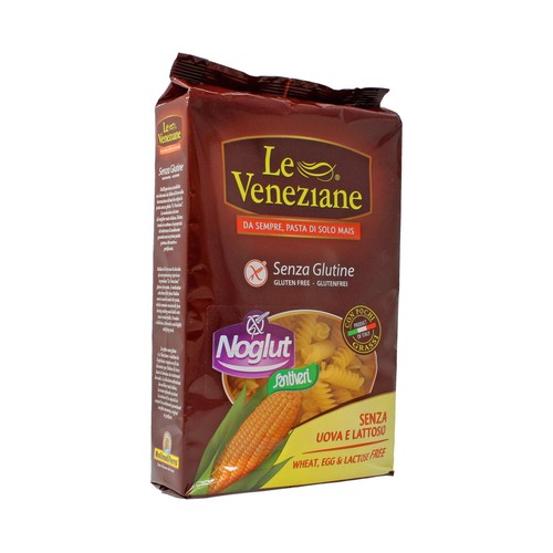 SANTIVERI Pasta espirales, pasta sin gluten LE VENEZIANE NOGLUT, 250 g.
