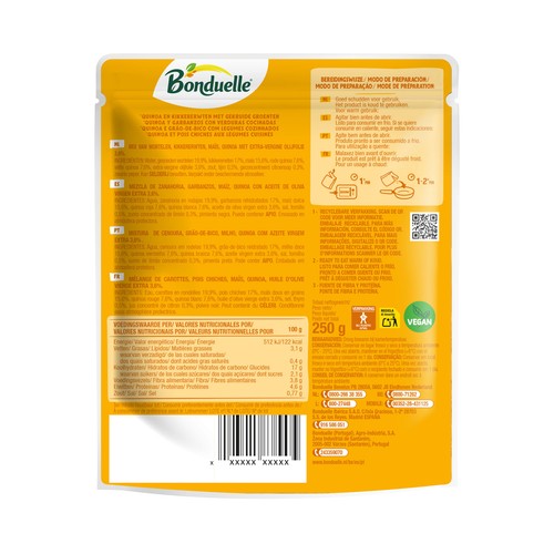 BONDUELLE Lunch bowl con quinoa 250g.