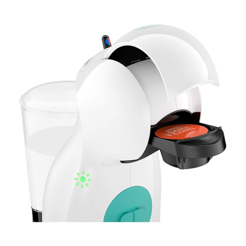 Cafetera de cápsulas DOLCE GUSTO Piccolo XS Delonghi edg210 Blanca, presión 15 bares, deposito de 0.8L.
